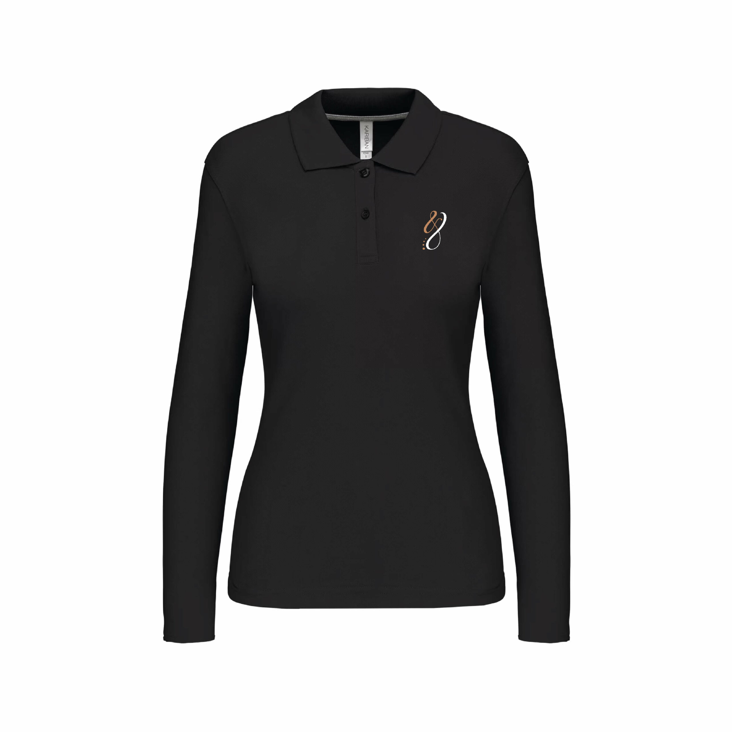 Polo manches longues femme